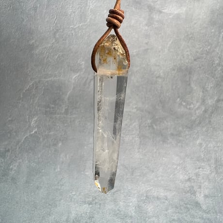 【ガネッシュヒマール産】天然ヒマラヤ水晶ペンダント⑤/GaneshHimal Natural Himalayan Quartz Pendant