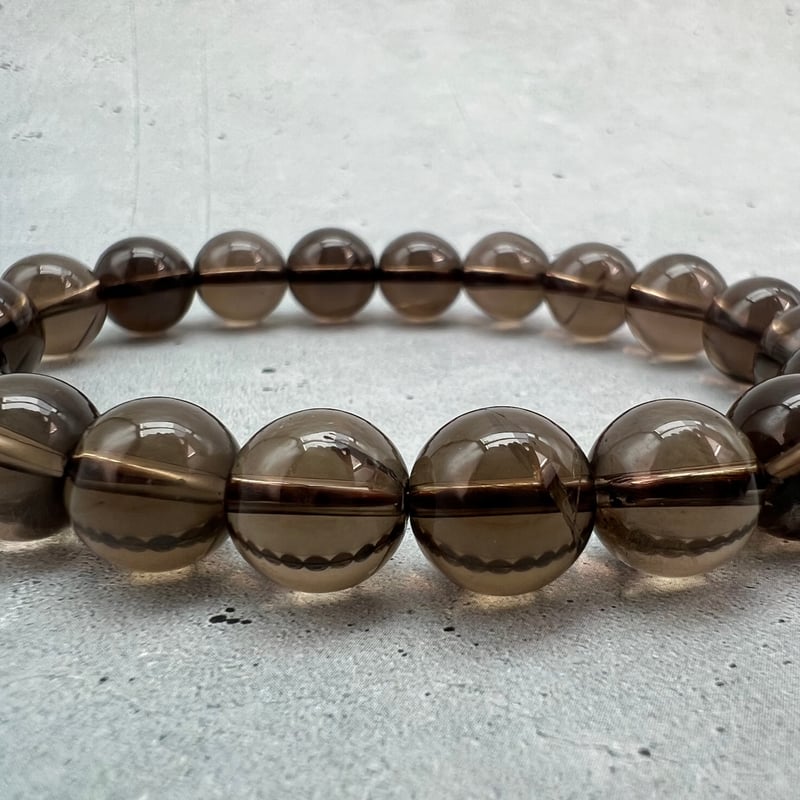 ガウリシャンカール産】天然ヒマラヤスモーキークォーツブレスレット