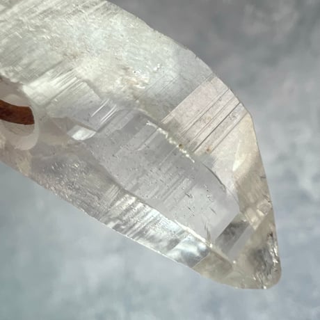 【カイラス産】天然ヒマラヤ水晶革紐付きペンダント⑧/Kailash Himalayan Quartz Pendant
