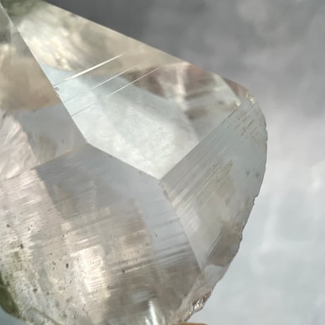 ハイクオリティ【ガネッシュヒマール産】クローライト イン天然ヒマラヤ水晶/Ganesh Himal Chlorite in Himalayan Quartz