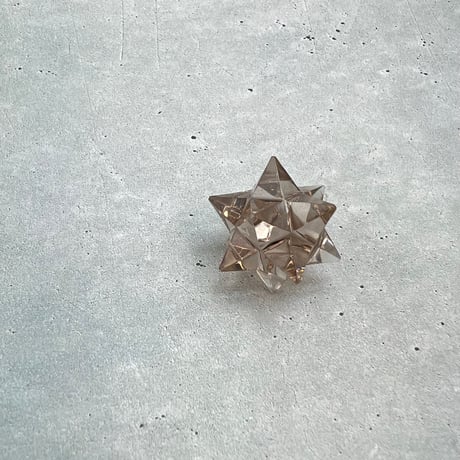 【ガウリシャンカール産】天然ヒマラヤスモーキークォーツ アステロイド⑥/Gaurishankar HimalayanSmoky Quartz "Asteroid"Super Markaba Star