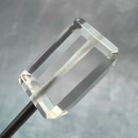 【ガネッシュヒマール産】天然ヒマラヤ水晶"手磨き加工"スクエアビーズ⑤/Ganesh Himal  Himalayan Quartz Square Beads