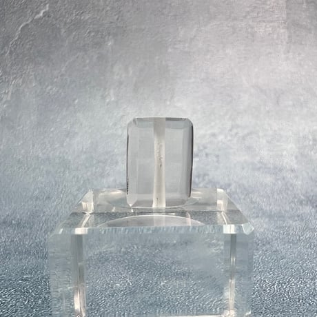 【ガウリシャンカール産】天然ヒマラヤスモーキークォーツ"手磨き加工"スクエアビーズ⑤/Gaurishankar Himalayan Smoky Quartz Square Beads