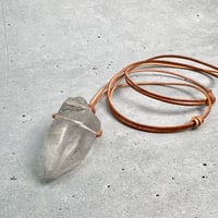 【カイラス産】天然ヒマラヤ水晶ペンダントトップ/Kailash Himalayan Quartz Pendant Top