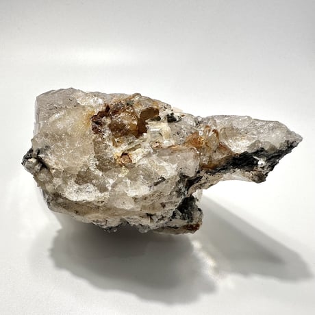 【ガネッシュヒマール産】マイカ&リモナイトイン天然ヒマラヤ水⑭/Ganesh Himal Mica&Limonite in Himalayan Quartz