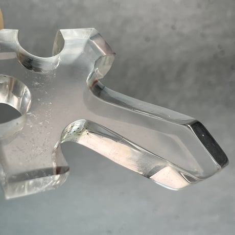 【ガネッシュヒマール産】天然ヒマラヤ水晶クロスペンダントトップ⑩/Ganesh Himal Himalayan Quartz Cross Pendant Top