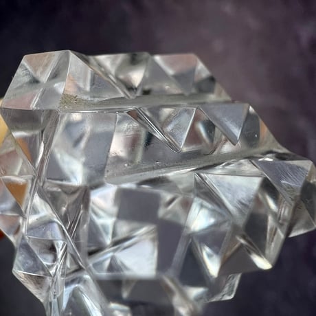 【マニハール産】 天然ヒマラヤ水晶"ピラミッドキューブ"⑦/Manihar Himalayan Quartz "Pyramid Cube"