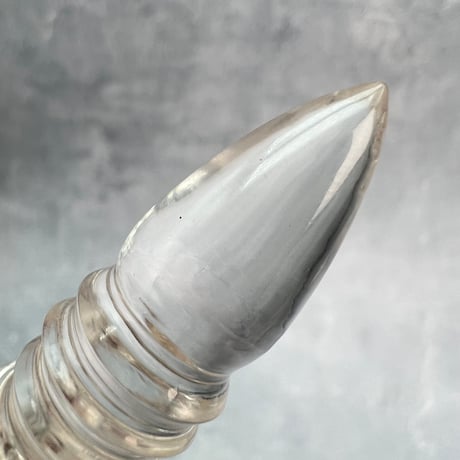 【ガネッシュヒマール産】天然ヒマラヤ水晶"手磨き加工"ペンデュラムペンダント(バジュラ.プルバ)/Ganesh Himal Himalayan Quartz Pendulum