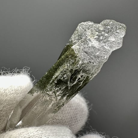 【ガネッシュヒマール産】クローライトイン天然ヒマラヤ水晶ミニポイント/Ganesh Himal Chlorite in Himalayan Quartz Mini Point