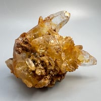 【ガネッシュヒマール産】リモナイトイン天然ヒマラヤ水晶 クラスター/Ganesh Himal Limonite in Himalayan Quartz Cluster