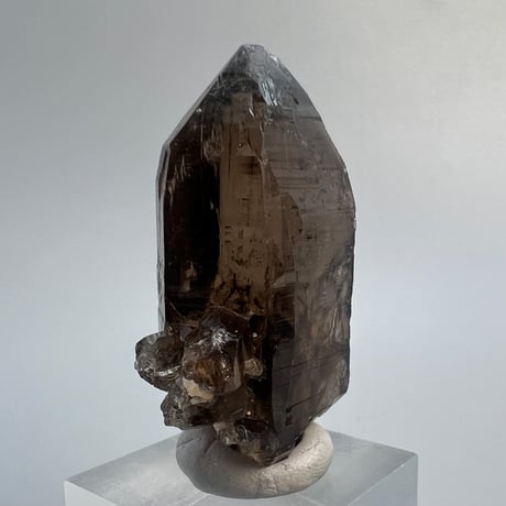 ガウリシャンカール産天然ヒマラヤスモーキークォーツポイント/GauriShankar Himalayan Smoky Quartz Point