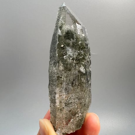 【ガネッシュヒマール産】クローライトイン天然ヒマラヤ水晶/Ganesh Himal Chlorite in Himalayan Quartz