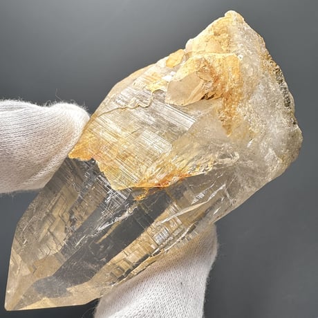 【ガネッシュヒマール産】リモナイトイン天然ヒマラヤ水晶⑫/Ganesh Himal Limonite in Himalayan Quartz