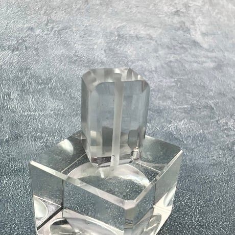 【ガネッシュヒマール産】天然ヒマラヤ水晶"手磨き加工"スクエアビーズ④/Ganesh Himal  Himalayan Quartz Square Beads