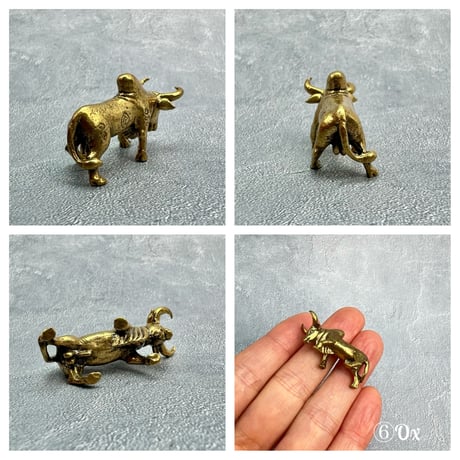 真鍮製ミニ置物B【縁起物】/Brass Mini Statue "Good luck charm