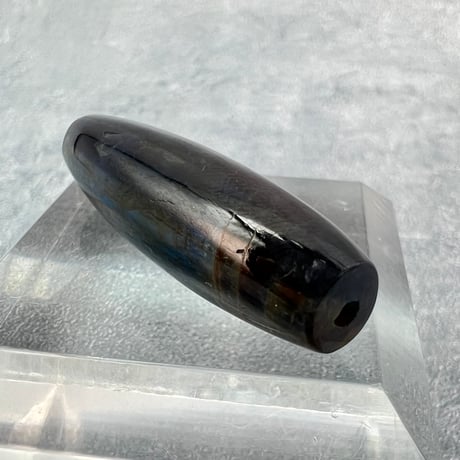 【ハイクオリティ】ネパール産天然ヒマラヤカイヤナイト バレルビーズ②/Nepal﻿ Himalayan Kyanite﻿ Barrel Beads