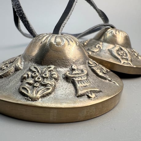 【ティンシャ】アスタマンガル(約6cm)/Tingsha Ashtamangala🇳🇵made in Nepal