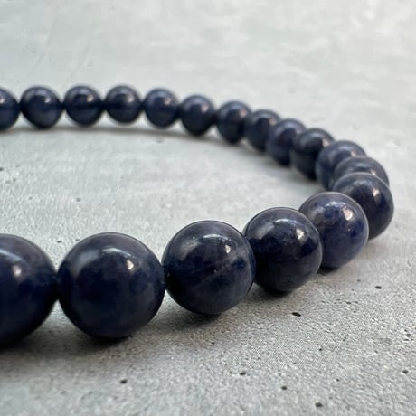 【天然サファイア】ブレスレット(6.8mm/内径17cm)/Sapphire Bracelet