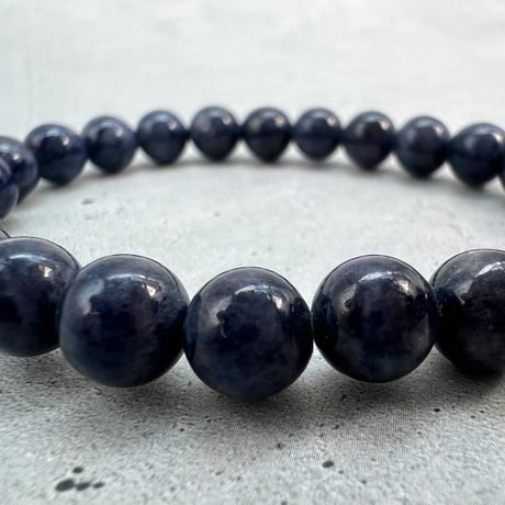 【天然サファイア】ブレスレット(約6.8mm/内径14cm)①/Sapphire Bracelet
