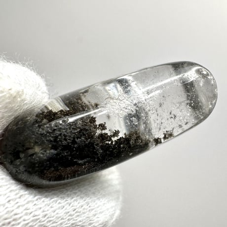 【ガネッシュヒマール産】クローライトイン天然ヒマラヤ水晶ハート型ペンダントトップ/GaneshHimal Chlorite in Himalayan Quartz Heart Pendant Top