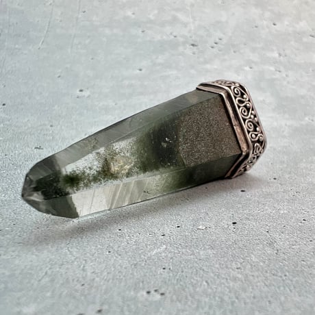 【ガネッシュヒマール産】天然ヒマラヤ水晶 シルバー925ペンダントトップ/Ganesh Himal Himalayan Quartz S/V925 Pendant Top