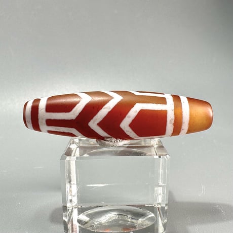 天珠 （めのう）/ カーネリアン ② Dzi Beads Carnelian