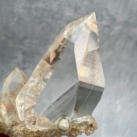 ハイクオリティ【ガネッシュヒマール産】リモナイトイン天然ヒマラヤ水晶/Ganesh Himal Limonite in Himalayan Quartz