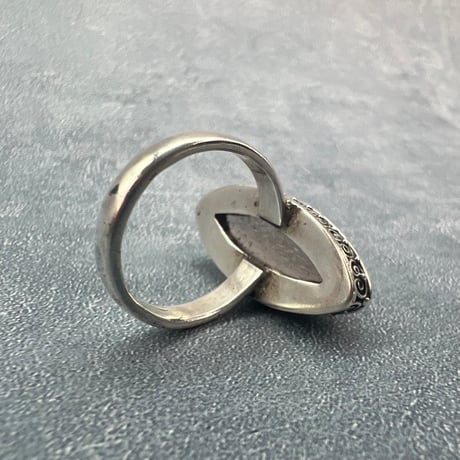 【ガウリシャンカール産】天然ヒマラヤスモーキークォーツ シルバー925デザインリング/GauriShankar Smoky Quartz Silver925 Design Ring