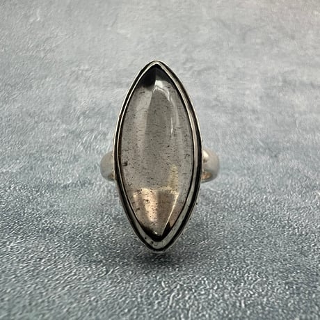 【ガウリシャンカール産】天然ヒマラヤスモーキークォーツ シルバー925デザインリング/GauriShankar Smoky Quartz Silver925 Design Ring