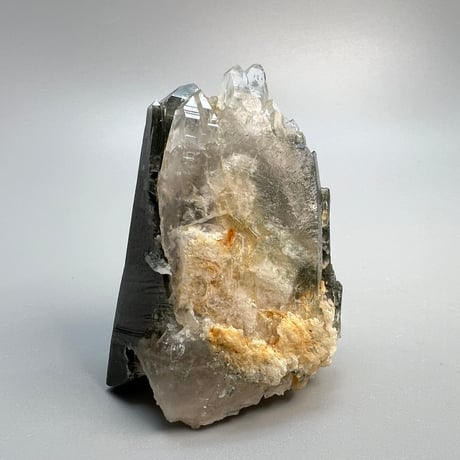 【ガネッシュヒマール産】クローライト イン ヒマラヤ水晶/GaneshHimal Chlorite&Albite in Himalayan Quartz