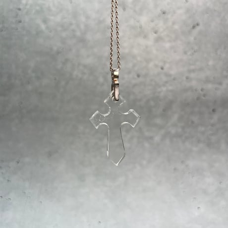 【ガネッシュヒマール産】天然ヒマラヤ水晶クロスペンダントトップ⑩/Ganesh Himal Himalayan Quartz Cross Pendant Top