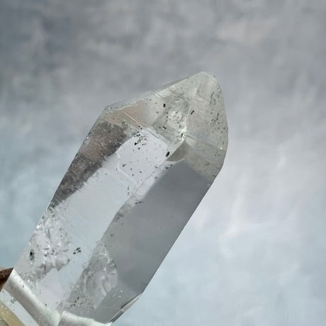 【ガネッシュヒマール産】天然ヒマラヤ水晶ペンダント(ポリッシュ面あり) GaneshHimal Natural Himalayan Quartz Pendant