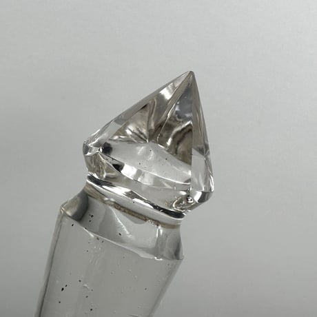 【ガネッシュヒマール産】天然ヒマラヤ水晶"手磨き加工"ペンデュラム(カット)/Ganesh Himal Himalayan Quartz Pendulum(Cut)