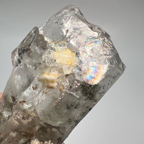 大特価【ガネッシュヒマール産】クローライトイン天然ヒマラヤ水晶⑫/Ganesh Himal Chlorite in Himalayan Quartz