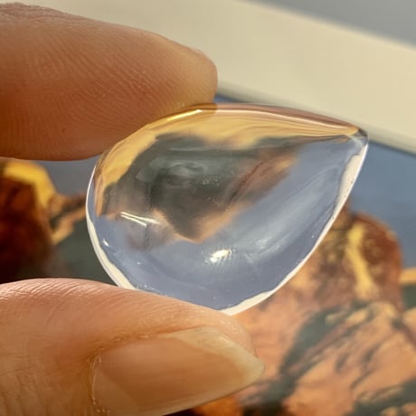 【ガネッシュヒマール産】天然ヒマラヤ水晶しずく型ルース / Ganesh Himal Himalayan Quartz Drop Loose