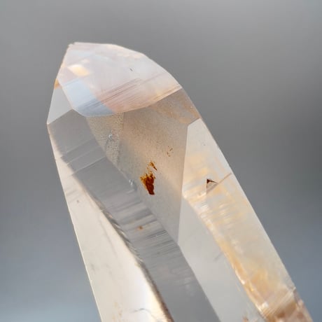 【ガネッシュヒマール産】リモナイトイン天然ヒマラヤ水晶"ポイント"/Ganesh Himal Himalayan Quartz"Point"