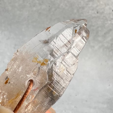 【ガネッシュヒマール産】リモナイトイン天然ヒマラヤ水晶ペンダント①/Ganesh Himal Limonite in Natural Pendant