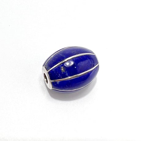 ラピスラズリ シルバーパーツ 樽型 / Lapis Lazuli Silver925 parts