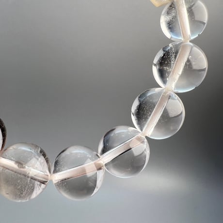 【ガネッシュヒマール産】"手磨き加工"ヒマラヤ水晶 デザインブレスレット/GaneshHimal Design Bracelet