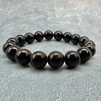 ネパール産🇳🇵【ヒマラヤドラバイトトルマリン】ブレスレット10mm内径15.5/Nepal Himalayan dravite tourmaline Bracelet