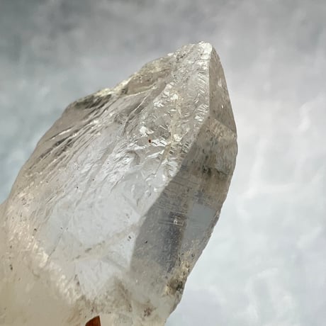 【カイラス産】天然ヒマラヤ水晶革紐付きペンダント/Kailash Himalayan Quartz Pendant
