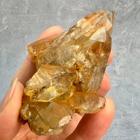 【ガネッシュヒマール産】リモナイトイン天然ヒマラヤ水晶/Ganesh Himal Limonite in Himalayan Quartz