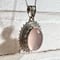 マダガスカル産ローズクォーツペンダントトップ3⃣ (シルバー925)/Rosequartz Pendant Top