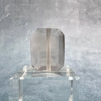 【ガウリシャンカール産】天然ヒマラヤスモーキークォーツ"手磨き加工"スクエアビーズ③/Gaurishankar Himalayan Smoky Quartz Square Beads