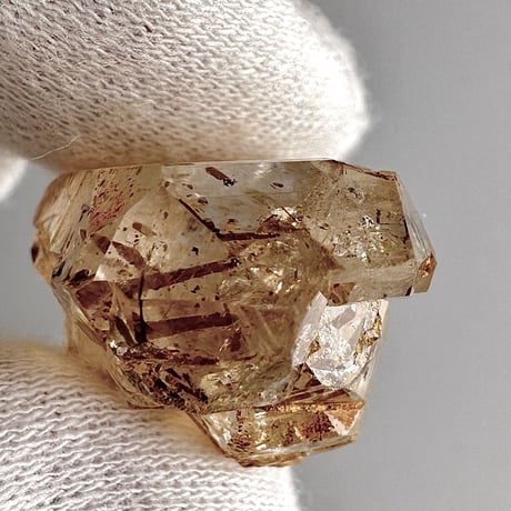 【ガネッシュヒマール産】リモナイト&バイオタイトイン天然ヒマラヤ水晶⑥/Ganesh Himal Limonite&Biotite in Himalayan Quartz
