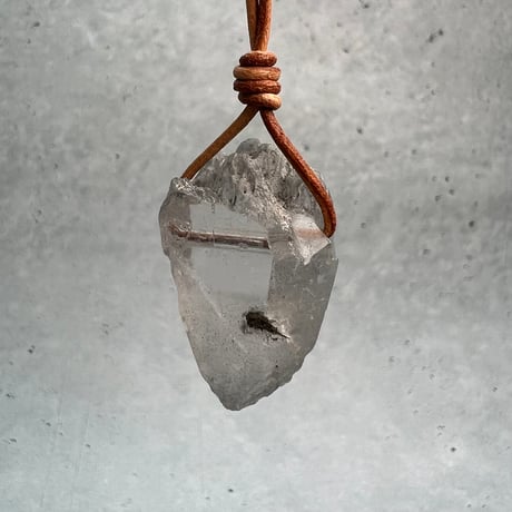 【カイラス産】天然ヒマラヤ水晶ペンダントトップ①/Kailash Himalayan Quartz Pendant Top