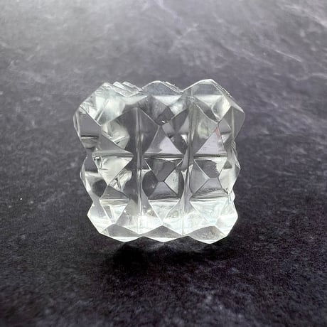 【マニハール産】 天然ヒマラヤ水晶"ピラミッドキューブ"⑥/Manihar Himalayan Quartz "Pyramid Cube"