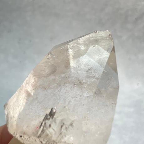 【カイラス産】天然ヒマラヤ水晶バチカン付きペンダントトップ⑦/Kailash Himalayan Quartz Pendant Top
