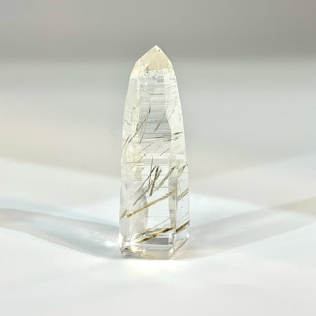 【ガネッシュヒマール産】アクチノライトイン天然ヒマラヤ水晶ミニポイント/Ganesh Himal Actinolite in Himalayan Quartz Mini Point