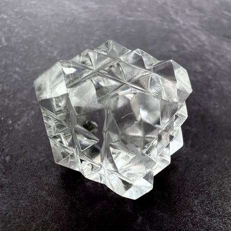 【マニハール産】 天然ヒマラヤ水晶"ピラミッドキューブ"⑥/Manihar Himalayan Quartz "Pyramid Cube"